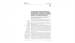image guided thermal ablation as an alternative to surgery